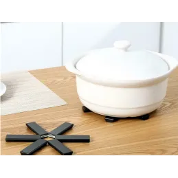 Sklopiva podloga za vruće posuđe / Crna