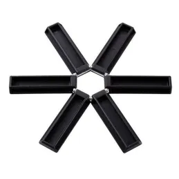 Sklopiva podloga za vruće posuđe / Crna