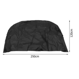 Navlaka za vrtni roštilj XXL KING / Crna