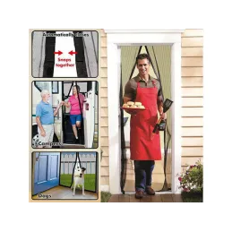 Mreža protiv insekata s magnetom 2000 x 1000mm / Crna