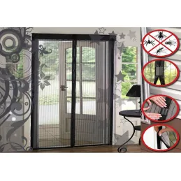 Mreža protiv insekata s magnetom 2000 x 1000mm / Crna