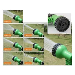 Vrtna prskalica za zalijevanje s raspršivačem - 7 funkcija / Zelena