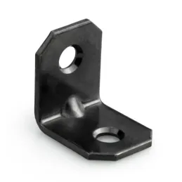 Spojni kutnik 20 x 20 mm - 10 kom / Crni cink