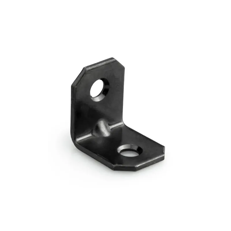 Spojni kutnik 20 x 20 mm - 10 kom / Crni cink