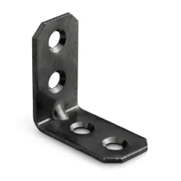 Spojni kutnik 30 x 30 mm - 10 kom / Crni cink