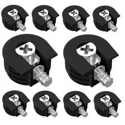 Policijski ekscentar s poteznicom 20 mm / Crni - 10 kom