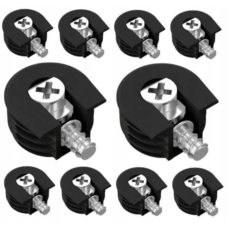 Policijski ekscentar s poteznicom 20 mm / Crni - 10 kom