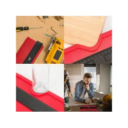 Konturna šablona za mjerenje / Crvena