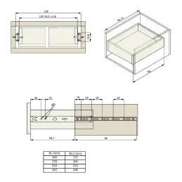 Ložiskovni vodilica za utor 17mm EKKO