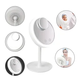 Kozmetičko ogledalo s ventilatorom ICE / Bijela