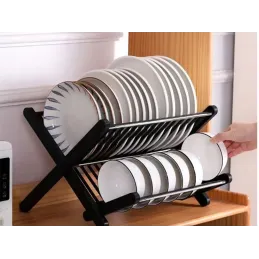 Sklopiva ocjeđivač za posuđe X-tray / Crna mat