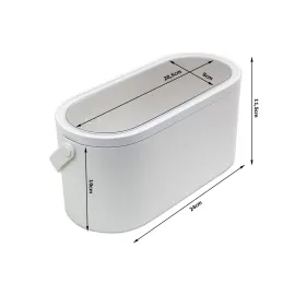 Box za kozmetiku s LED svjetlom ATRIA / Bijela