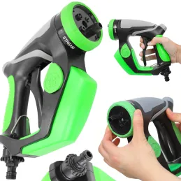 Visokotlačni pištolj za pranje auta s posudom za deterdžent / Zelena