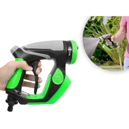 Visokotlačni pištolj za pranje auta s posudom za deterdžent / Zelena