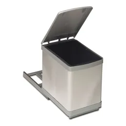 Izvlačni koš za otpadke 300mm - 1x16L / Inox