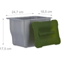 Kanta za otpad za vrata 5L / Siva