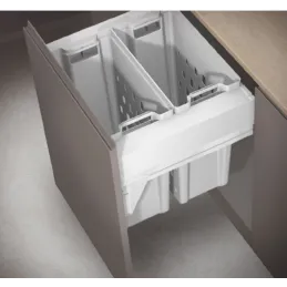 Izvlačna košara za rublje s ublaživačem TARRO / Bijela