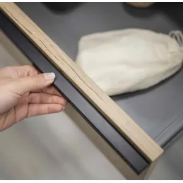 Ručka SIBA / Crna brušena