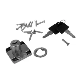 Kupaonski ormarić s bravom WELLS / Bijela