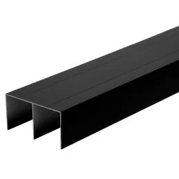 Gornja dvostruka tračnica MAXX / Crna mat