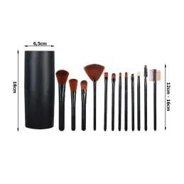 12-dijelni set kistova za MAKE-UP / Crna