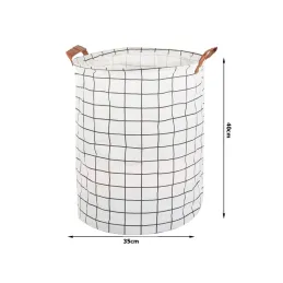 Košara za igračke i rublje CUTE 45L / Bijela