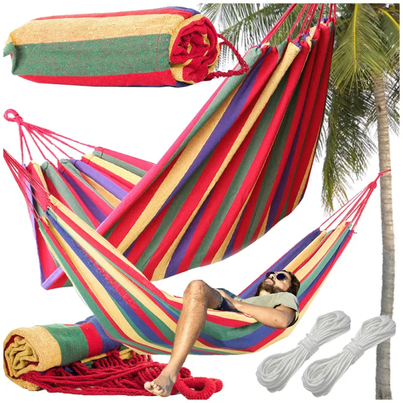 Viseća mreža NOMAD 2000 x 800 mm / Crvena