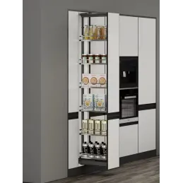 Stalak za hranu TARON 1259 - 1655 mm s prigušivanjem / Bijela - krom