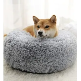 Chagljasti krevetić za kućne ljubimce SWEETY 600 mm / Sivi