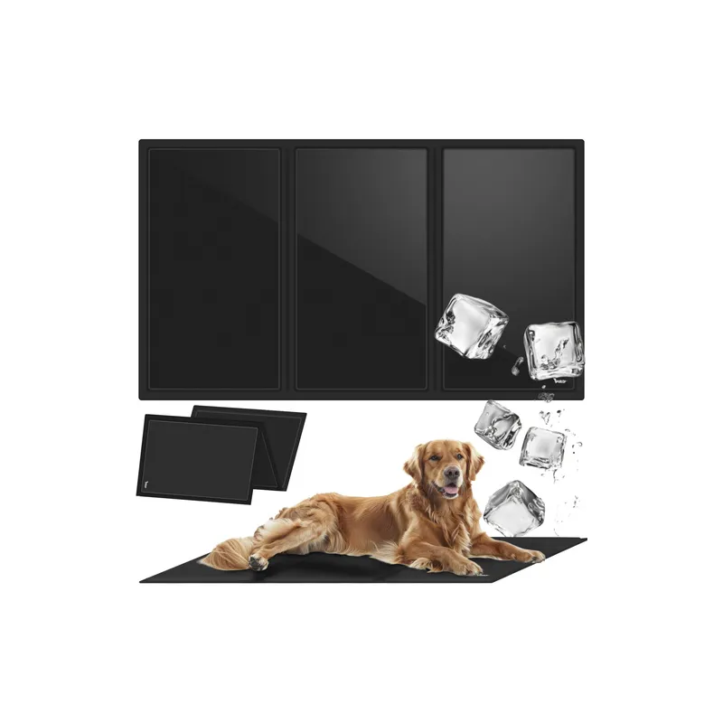 Hladilna podloga za kućne ljubimce ICE DOG 1100 x 700 mm / Crna