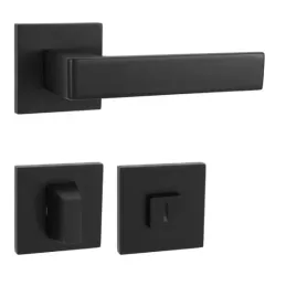 Rozetna kvaka GUAM / Crna mat