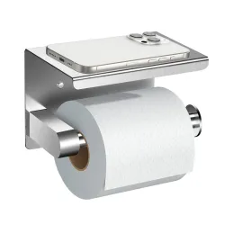 Držač za toaletni papir s policom BROS / Nehrđajući čelik
