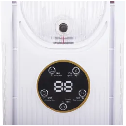 LED ventilator s ovlaživačem zraka TOWER s RGB svjetlom / Bijeli