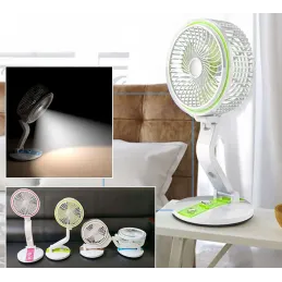 Sklopivi ventilator sa stolnom LED lampom FAN / Zelena