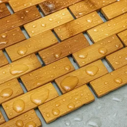 Bambusova protuklizna podloga za kupaonicu LASSA / Drvo