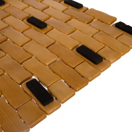 Bambusova protuklizna podloga za kupaonicu LASSA / Drvo