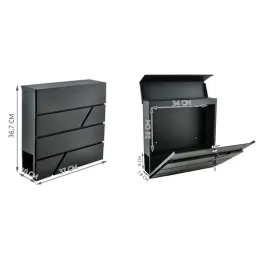 Poštanski sandučić ISABEL / Antracit