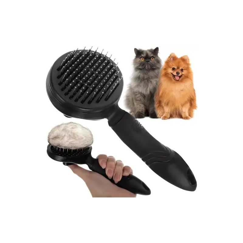 Samočisteća četka za dlaku za kućne ljubimce / Crna