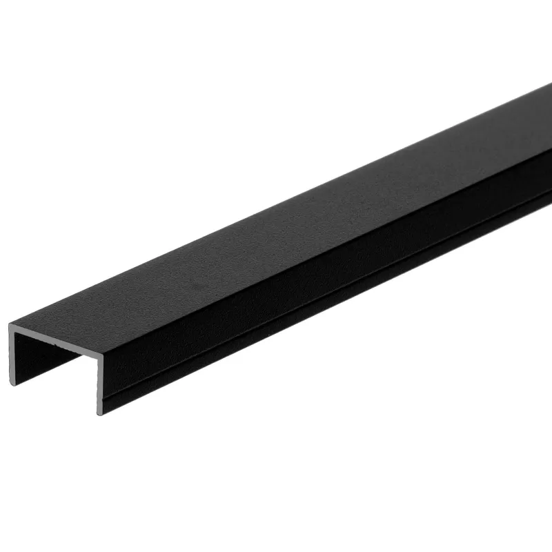 Završna letvica MAXX "C-18mm" / Crna mat