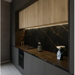 Zidna obloga za radnu ploču KRONOSPAN Nero Bronzo / K698 PN