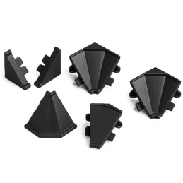 Set završetaka za brtvenu letvicu KRONOSPAN / Crna