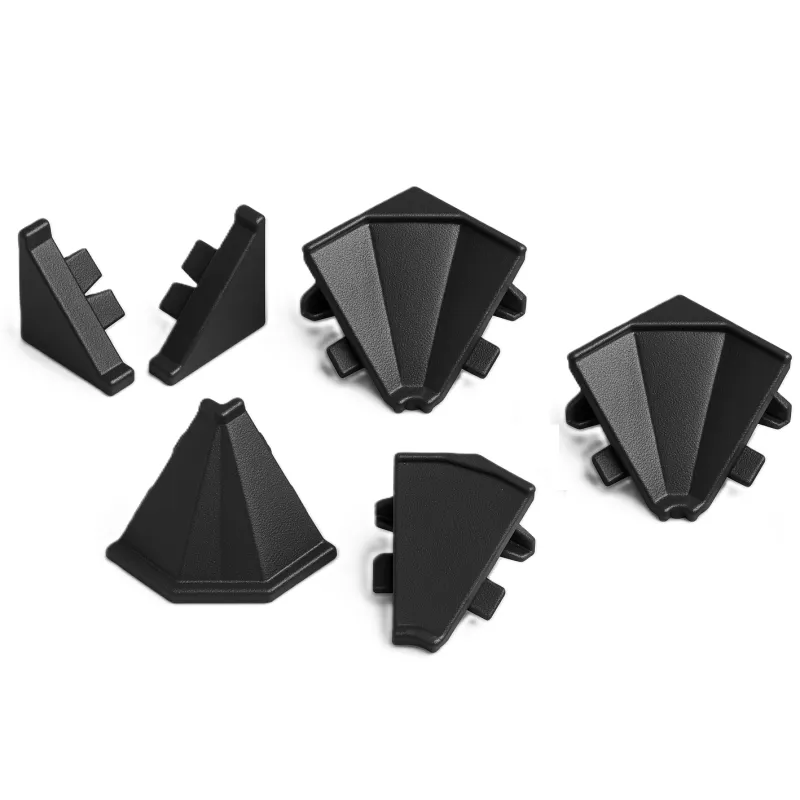 Set završetaka za brtvenu letvicu KRONOSPAN / Crna