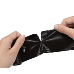 1000 kom vrećica za izmet s etuijem / Crna