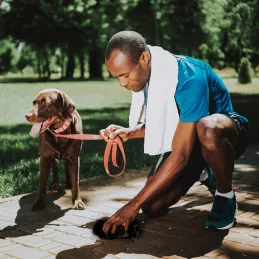 1000 kom vrećica za izmet s etuijem / Crna