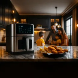 XXL friteza na vrući zrak - 8L / Crna