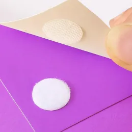 250 komada samoljepljivih čičak traka 18 mm / Bijela