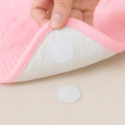 250 komada samoljepljivih čičak traka 18 mm / Bijela