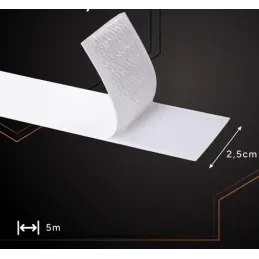 Samoljepljiva traka s patentnim zatvaračem 25 mm / Crna