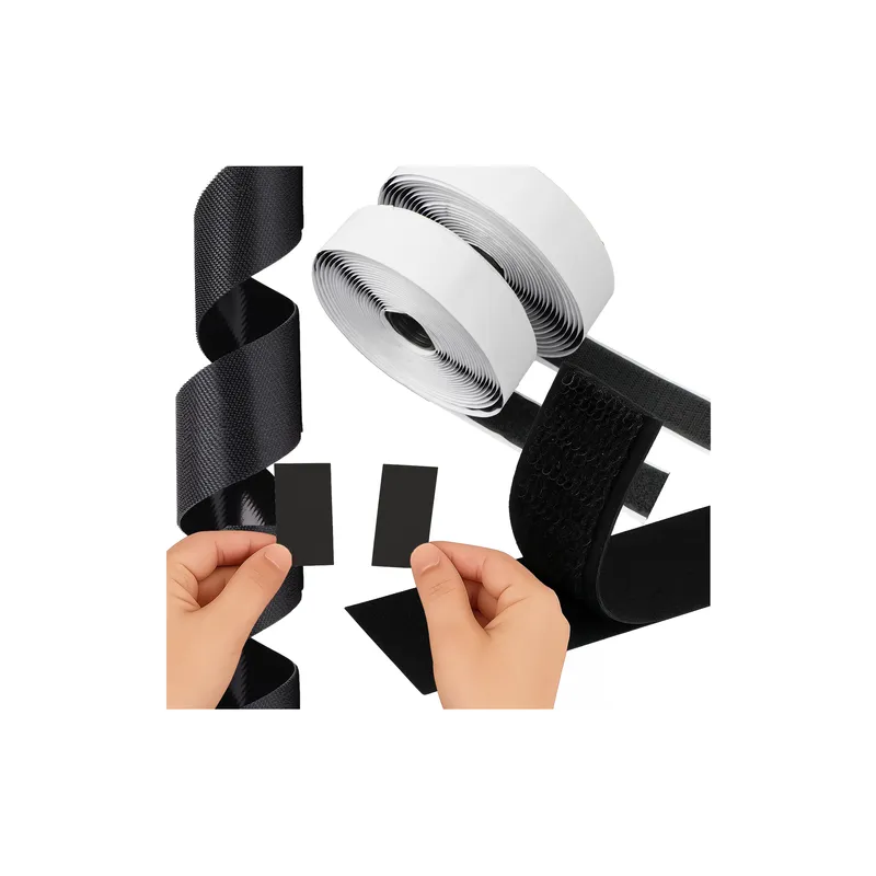 Samoljepljiva traka s patentnim zatvaračem 25 mm / Crna