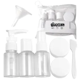 Putni set posudica i bočica za kozmetiku HOLIDAY / Bijela